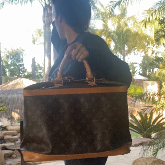 Authentic Louis Vuitton cruiser 40 large travel tote bag w/ LV vachetta tag - Picture 14 of 14